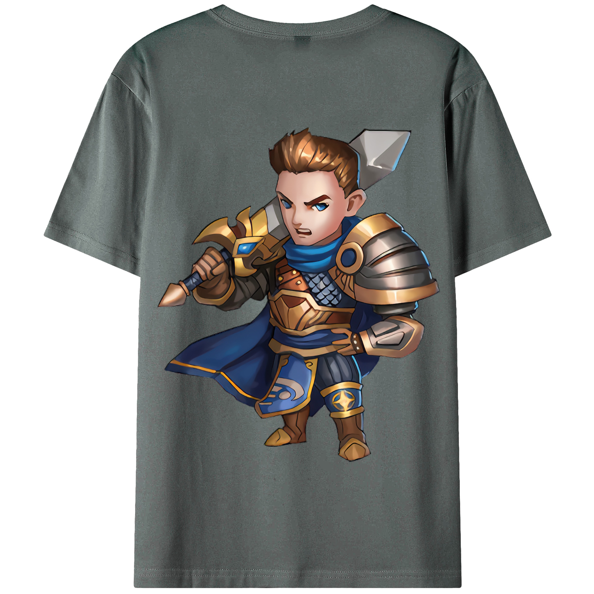 リーグ・オブ・レジェンド League of Legends LOL 綿100％半袖Tシャツ（背面プリント）